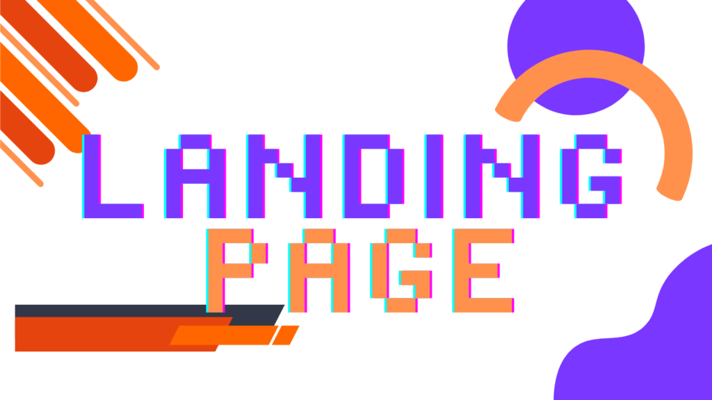 Página de aterrissagem colorida e moderna para seu negocio